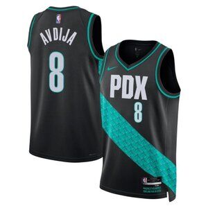 Mens Deni Avdija Black City Jersey